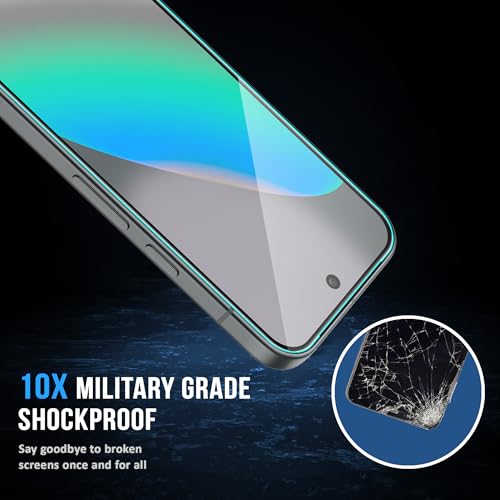 Image of FIRST MART Military-Grade Gorilla Tempered Glass Compatible For Google Pixel 10 (6.3 Inch) With Easy Installation Kit for Smartphone| Edge To Edge Coverage | Black, Pack of 2