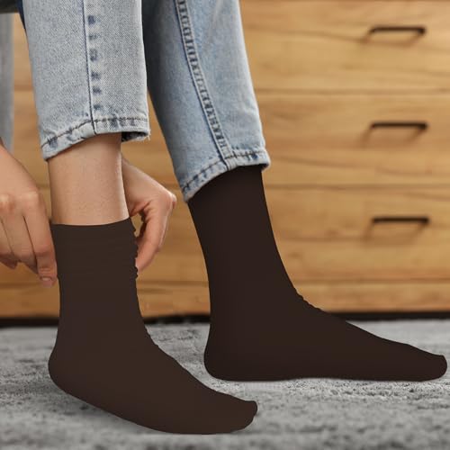 Image of 4 Pairs Silk Liner Socks Ultra-lightweight Hiking Liners Calf Sweat Absorption Socks for Adult