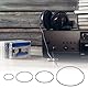 QUARKZMAN 100 Stück Recorder-Gummibänder, gefaltete Länge 40-135mm Kassettenrekorder-Gummibänder Maschinenreparatur Mix Flache Kassettenspieler-Gummibänder für DVD CD LD VCR, Breite 1mm