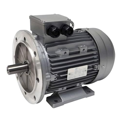 Moteur électrique triphasé 4 kW 2 pôles 2800 tours Mec 112 B3B5 asynchrone