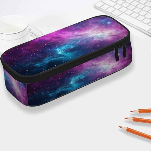 Image of Yekiua Galaxies Space Pen Bag Universe Black Holes Elements Large Pencil Case Big Capacity Pencil Pouch Pencil Holder