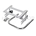 HTTMT MT502-001-CD Chrome Detachable 2up Tour-Pak Mounting Bracket Luggage Rack Compatible with 1997-2008 Harley Davidson Touring Electra Glide Standard Road King CVO Road Glide Street Glide