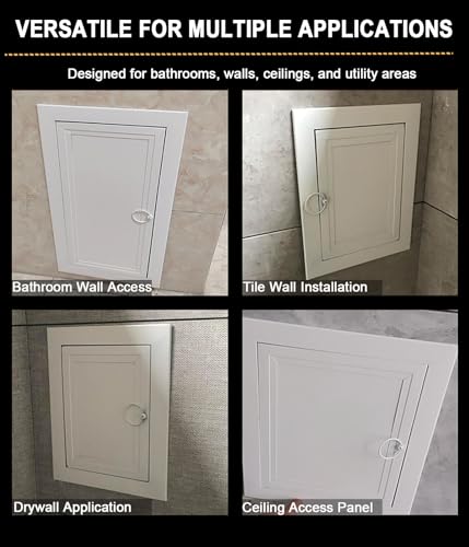 Porte d'inspection métallique encastrée mur plafond 32cm