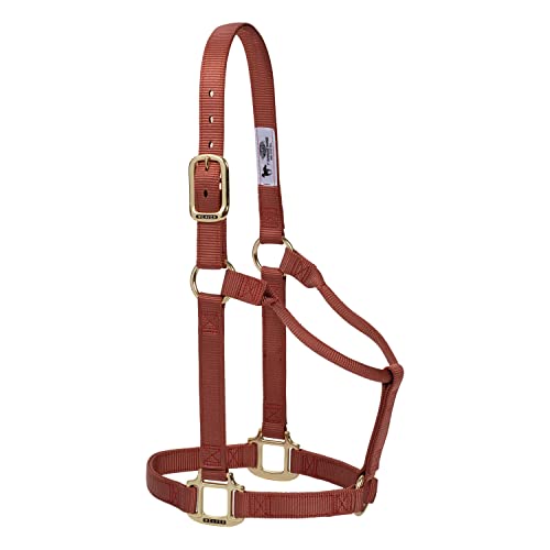 Cabezada para caballo grande Weaver Leather en color marrón de 1"
