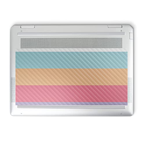 Image of MightySkins Carbon Fiber Skin Compatible with HP Spectre x360 14 inch (2022) Full Wrap Kit - Peaches and Cream | Protective, Durable Textured Carbon Fiber Finish | Easy to Apply | Made in The USA