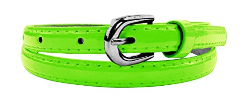 Belle Donne Thin Belts For Women with Silver Buckle for Dress n Jeans, Skinny Belt Womens Trendy Cinturones Para Mujer2