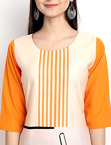 Image of Women's Crepe Regular Kurta