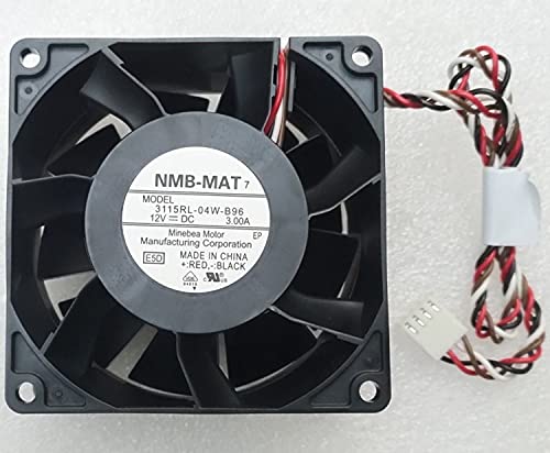 Ventilateur de refroidissement serveur 8038 contre la surchauffe et les pannes de 12V 3A