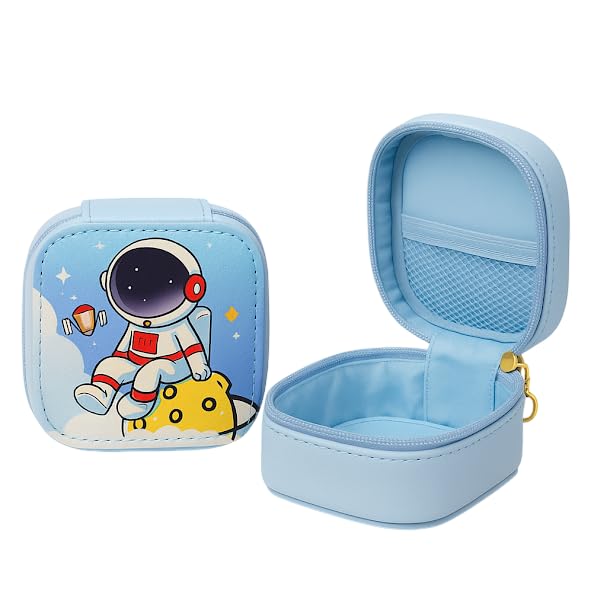 Image of FunBlast Space Coin Pouch for Kids - Cute Cartoon Design Mini Purse, Multipurpose Coins Pouch, Small Zipper Wallet for Kids & Girls, Kawaii Coin Bag (Multicolor)