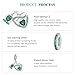 Birthstone Charms for Pandora Bracelets - 925 Sterling Silver March Birthstone Infinity Heart Dangle Charm fit Bracelet and Necklace Birthday Mother's Day Jewelry Gifts For Women