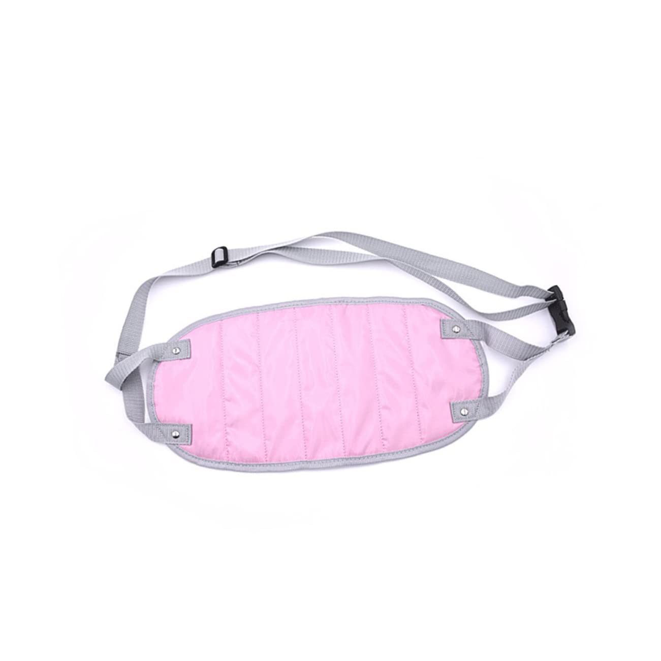 Tofficu 2pezzi Poggiapiedi Portatile Regolabile Per Ufficio e Viaggio Supporto Per Leggi e Schiena Cuscino Hammock Per Aereo Rosa