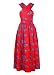 Naimo Girls Bohemia Style Pleated Dress 3D Printing Multi-way African dress