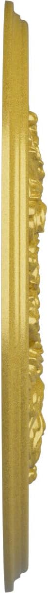 Ekena Millwork CM23ACRGS 23 OD x 4 5/8 ID x 1 7/8 P Acanthus Twist Ceiling Medallion (fits Canopies up to 8 3/8), Hand-Painted, Rich Gold