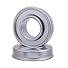 XiKe 2 Pack Garage Door Torsion Spring Stamping Steel Bearing 1" ID x 2" OD, Used with Center Support Only.