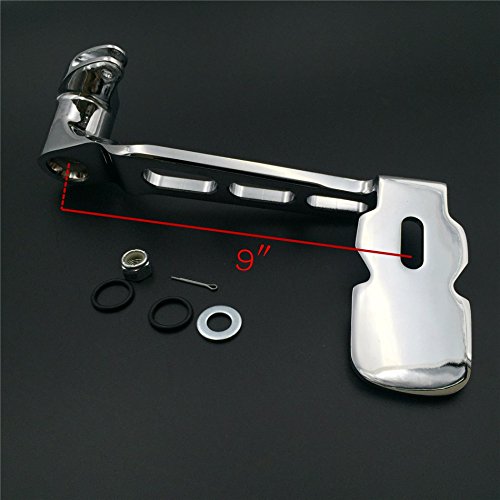 Htt Motorcycle Chrome Rear Brake Lever Brake Pedal Foot Lever Three-Hollow-Out Fit 2014-Later Touring Trike (Street Glide/Cvo/Tri) #TOP6