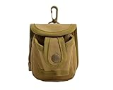 Tactical Slingshot Balls Pouch, MOLLE Military Waist Bag for Outdoor Sports & Travel(Wolf Brown)