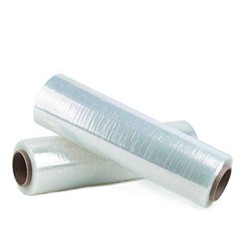Rollos de film transparente para embalajes y palés, material muy resistente, paquete de 6
