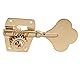 Musiclily Pro 4-in-Line Open Gear Mechaniken-Set für 4-Saiter E-Bass Precision Jazz Bass, Gold
