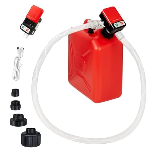Portable Fuel Transfer Pump with Auto-Stop