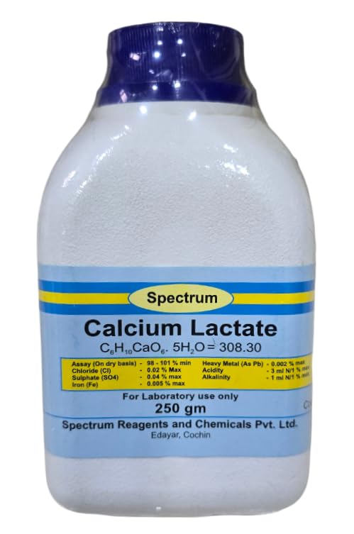 See full amazon price history chart for SPECTRUM Calcium Lactate L.R (250GM) SPECTRUM Calcium Lactate L.R (250GM) (B0D2DPGS9N) Amazon Price History, Amazon Price Tracker