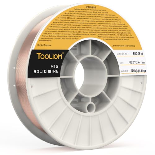 Image of TOOLIOM ER70S-6 0.023 inch Mild Steel MIG Welding Wire 10LB