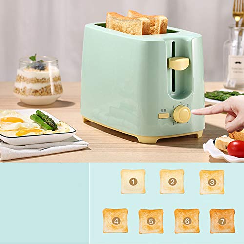 ZHHAOXINTS Tragbar Toaster, Toaster Edelstahl Doppelschlitz Brötchenaufsatz 7 Bräunungsstufen, Breit Schlitz… – Bild 3