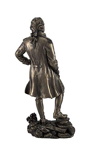 Estatua de George Washington, 11 pulgadas, acabado bronce miniatura 3