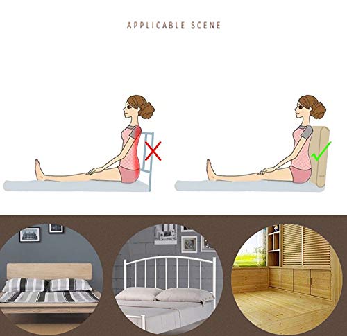 Lxlights kussen op het nachtkastje voor tweepersoonsbed, brede rugleuning, wasbare stof, zacht en huidvriendelijk, 4 kleuren - Afbeelding 6