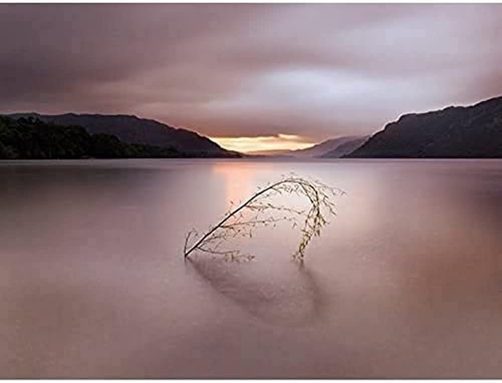 Artze Wall Art Tranquil Heart Canvas Print, Multi-Colour, 60 x 80 cm