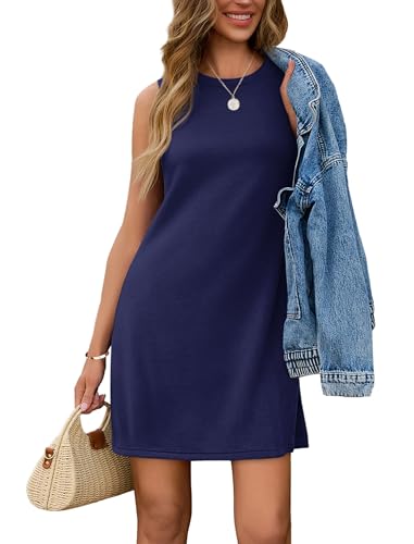 Image of Sampeel Dresses for Women 2025 Casual Summer Sundresses Sleeveless Tank Dress Fashion Outfits