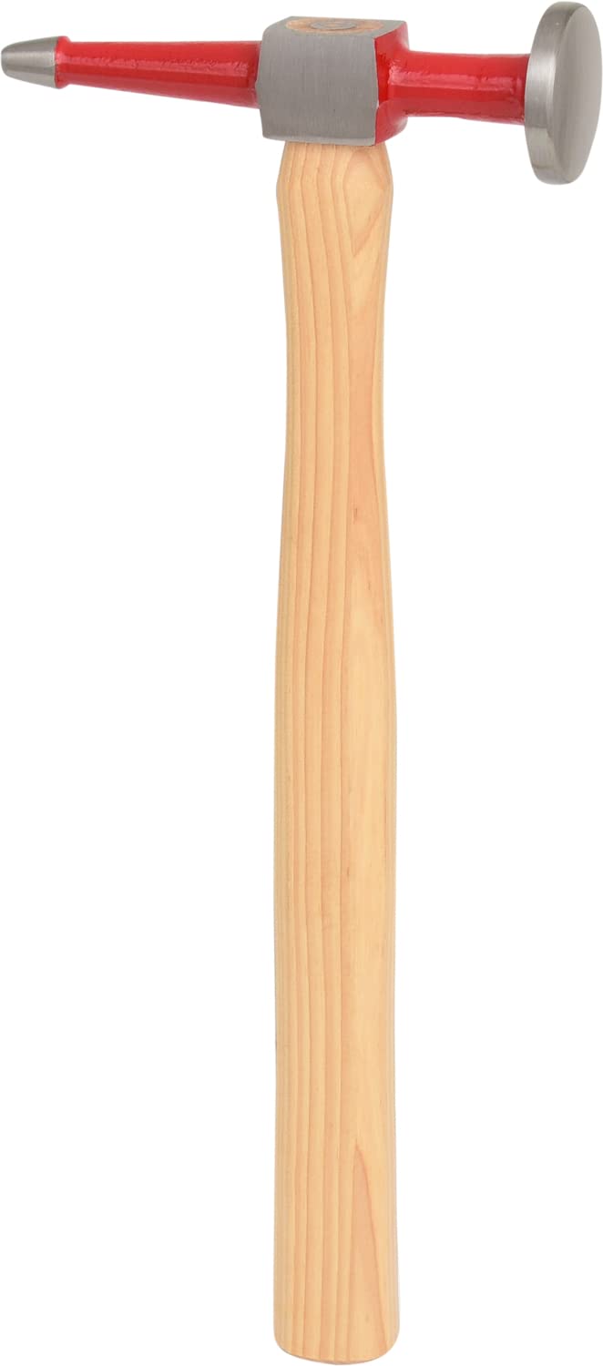 KS Tools 140.2137 Marteau à débosseler, panne pointue et tete ronde plate