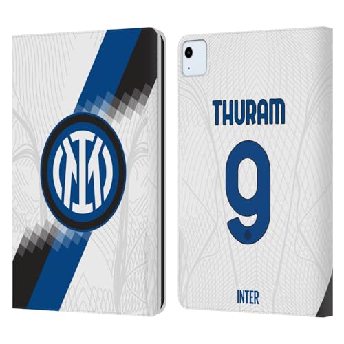 Head Case Designs Officially Licensed Inter Milan Marcus Thuram 2023/24 Players Away Kit Leather Book Wallet Case Cover Compatible with Apple iPad Air 11 2020/2022/2024
