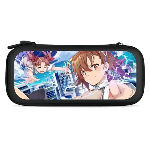 Nintendo SwitchΉ UUki n[hP[X ƂȊw̒dC  䍕q Switch / SwitchL@elfΉ ϏՌ hh Sʕی ^ e LOP[X Q[J[h 15[ Black-sty