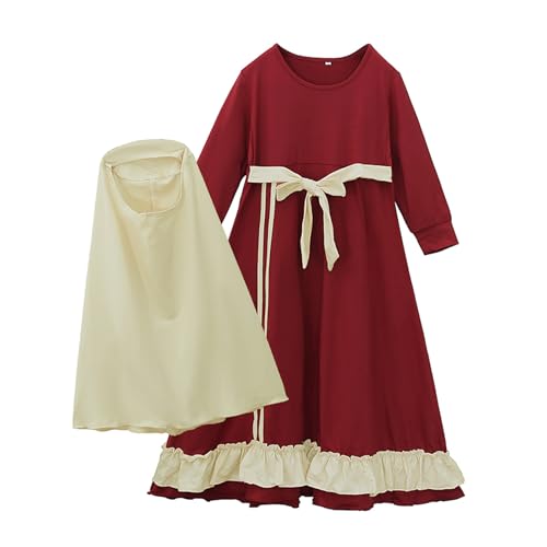 Qamis enfant boutonné pour la prière et les fêtes de famille