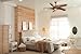 MINKA-AIRE F905L-DK Artemis XL5 62 Inch Ceiling Fan with LED Light and DC Motor in Distressed Koa Finish