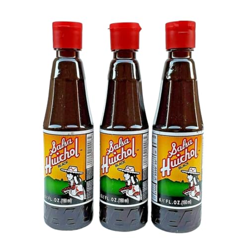 Huichol Salsa Negra 3 Pack, Imported from Mexico
