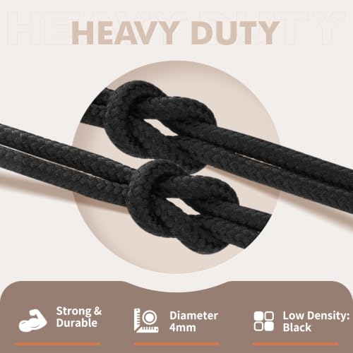 Image of Stepace 2 Pairs Round Heavy Duty Boot Laces for Hiking and Work Boots