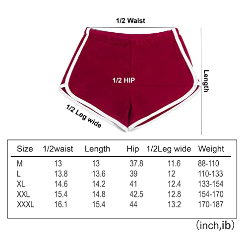 Cameway 4 Pack Women's Cotton Yoga Dance Short Pants Sport Shorts Summer Athletic Cycling Hiking Sports Shorts Xxl Black #TOP1