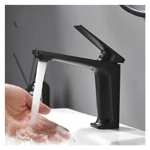Robinet de lavabo à poignée unique SFEWF mitigeur d'évier eau chaude et froide
