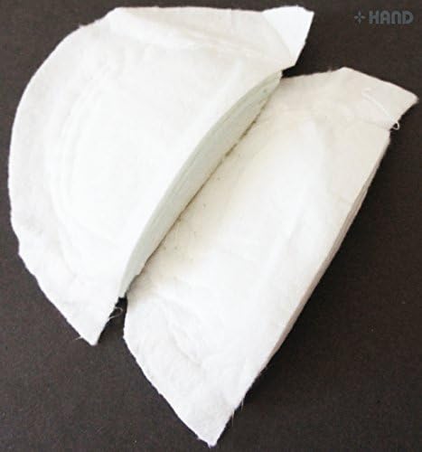 HAND Tailoring Style 818 Thick Wadded Shoulder Pads 30mm Thickness, White – 2 Pairs