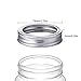 24 Pieces Regular Mouth Mason Jar Canning Bands - Reusable Replacement Metal Rings, Practical Screw Jar Bands, Leak Proof Tinplate Metal Rings, Compatible With Mason Jar