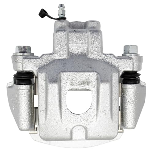 Image of TRQ Rear Brake Pad and Rotor Set Semi Metallic Coated Rotors Calipers Compatible with 2004-2007 Toyota Highlander