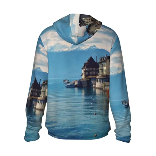 Chaqueta para hombre con protección solar UPF 50+ y capucha miniatura 7