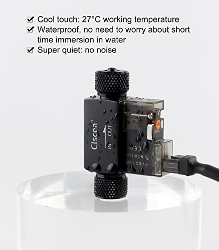 Image of Inline CO2 Solenoid Valve Mini Low Temperature for Aquarium CO2 System