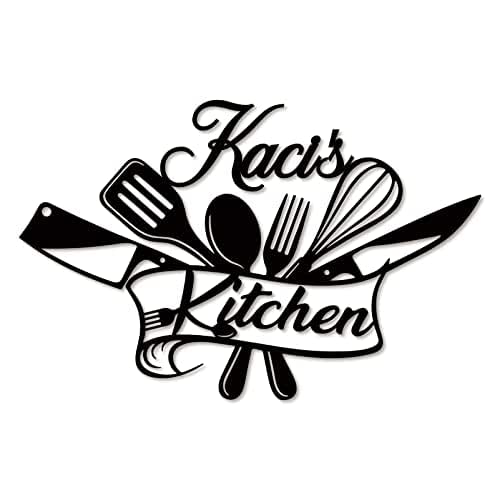 Kitchen Decor, Kitchen Sign Wall Decor, Custom Kitchen Name