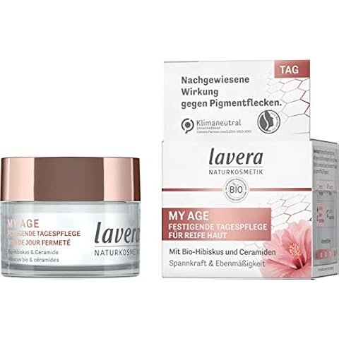 lavera MY AGE Festigende Tagespflege - Tagescreme mit Bio-Hibiskus und Ceramiden pflanzlichen Ursprungs Cover