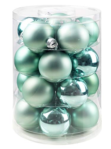 Magic Weihnachtskugeln Glas 6cm, 20 STK. Christbaumkugeln (Farbe:...