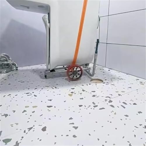Image of Toilet Cart Jack, Toilet Installation Jack, Portable Positioning Mobile Foldable Toilet Dolly Lift, Toilet Installation Support Tool Easily Lift, Move and Repair Toilets for Plumbers