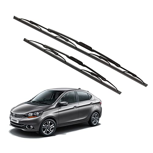 Image of Kylo Windshield Wiper for TIGOR /Conventional and Traditional Metal Type Windshield Water Repellency Scratch Proof Metal Wiper Blades Suitable for TIGOR (Driver Side - 22 inch, Passenger Side - 16 inch)