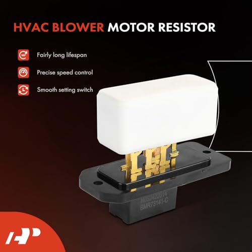 Image of A-Premium Front HVAC Blower Motor Resistor Compatible with Honda Models | for Pilot 2003-2008 - Replace# 79330S9VA01